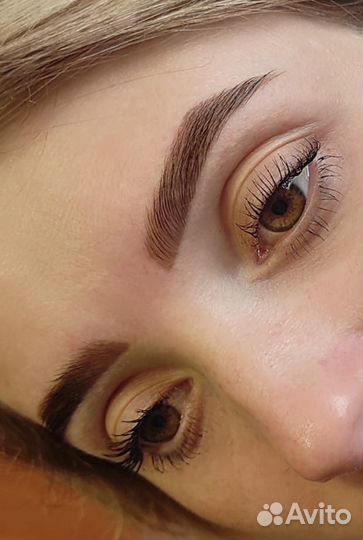 Оформление бровей и ламинирование ресниц