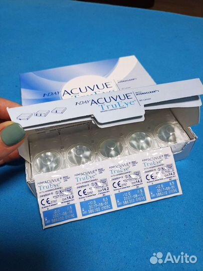 1day acuvue trueye -10 упаковка 89линз