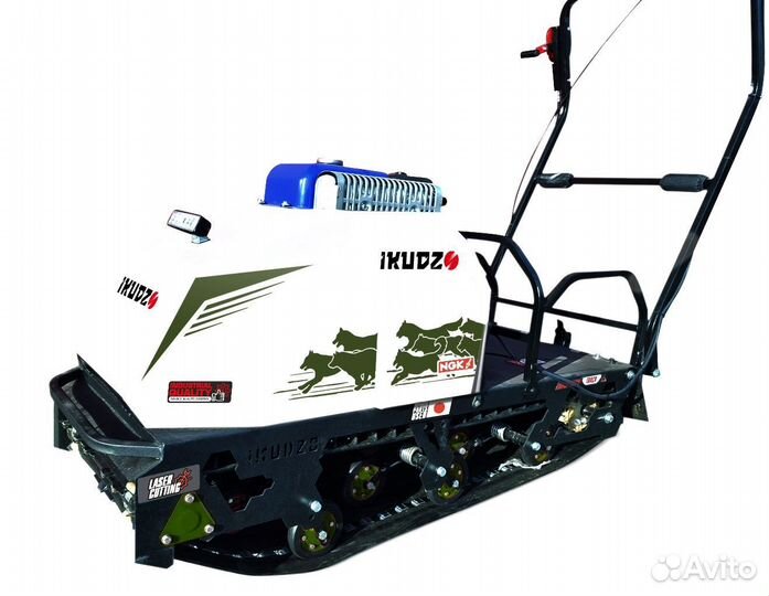 Мотобуксировщик икудзо 2.0 EKR20 (Green) 1450/500