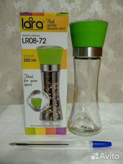 Мельнички для перца 100 мл, 200 мл новые