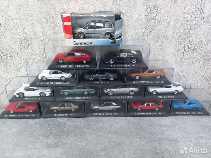 Модели Машин 1:43 Altaya Norev IXO Atlas и др