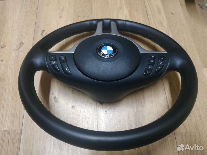 Руль бмв Е46 Е39 Е38 Е53 с аэрбегом и кнопками