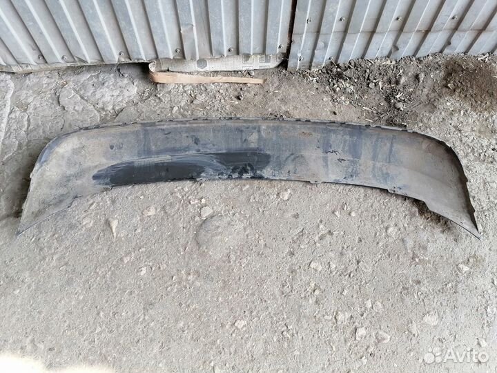 Юбка заднего бампера Skoda rapid 1