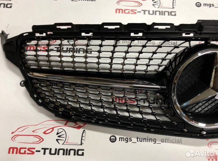 Решётка радиатора Mercedes C-Class Diamond W205