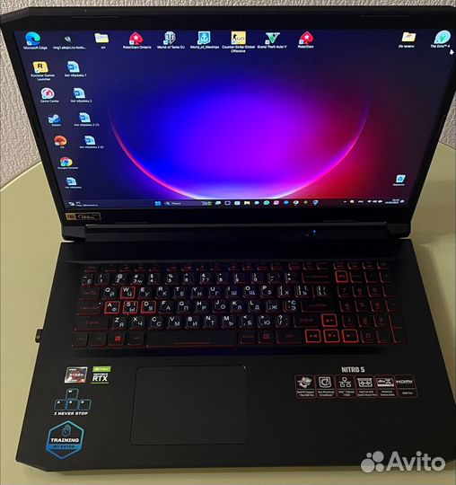 Acer nitro 5 17.3 ryzen 5 5600H