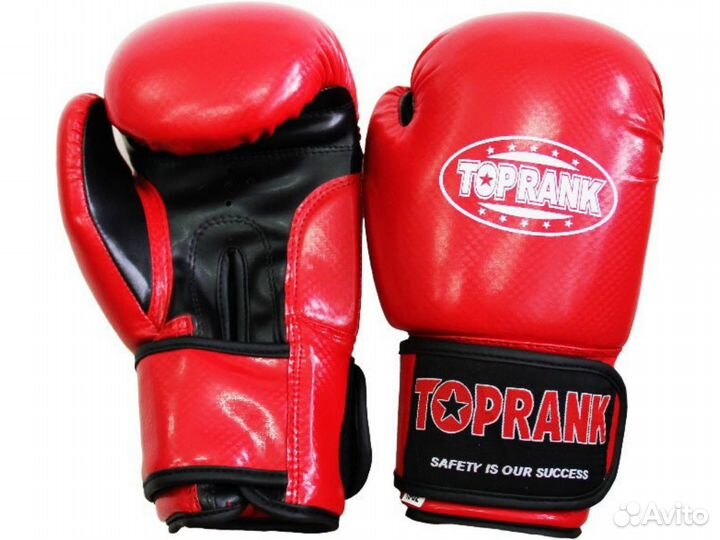 Перчатки боксерские TOP rank, 6,8 унц