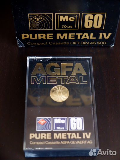 Аудиокассета agfa metal IV 60