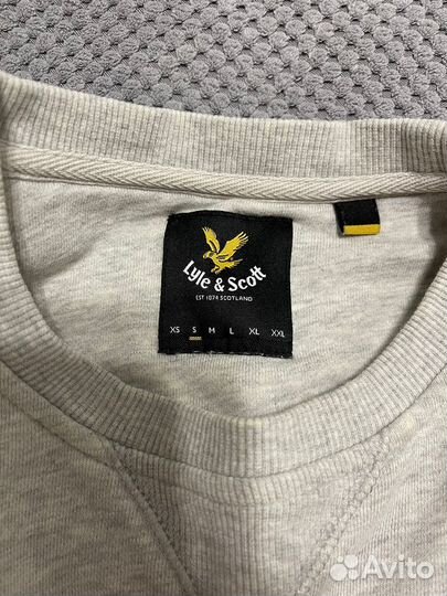 Толстовка мужская бежевая Lyle & Scott