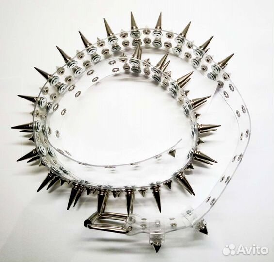 Ремень с шипами DIY