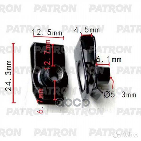 Вставка под винт Toyota Применяемость: Скоба по