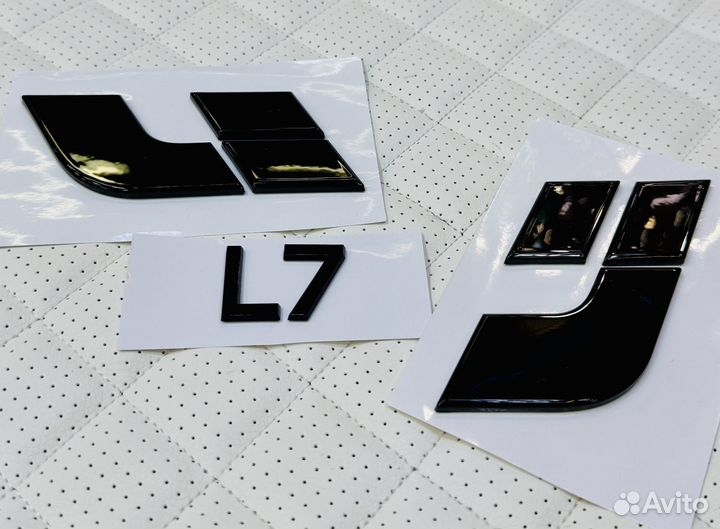 Комплект черных эмблем Lixiang Лисян L7