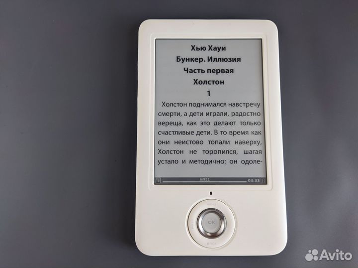 Onyx Boox 60S (E-ink Vizplex, аудиоплеер, чехол)