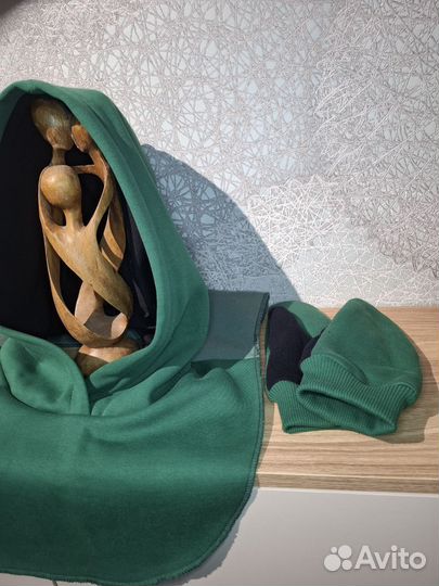 Капор варежки женские