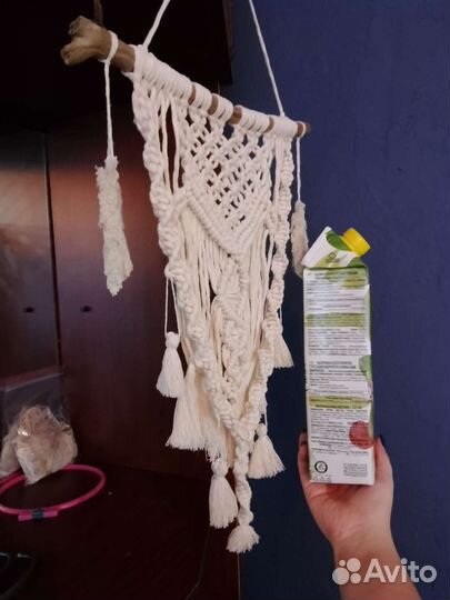 Панно макраме небольшое