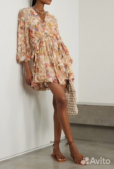 Платье из шелка Zimmerman