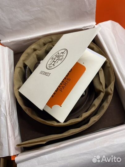 Ремень Hermes натуральная кожа двусторонний