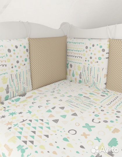 Бортики в кроватку