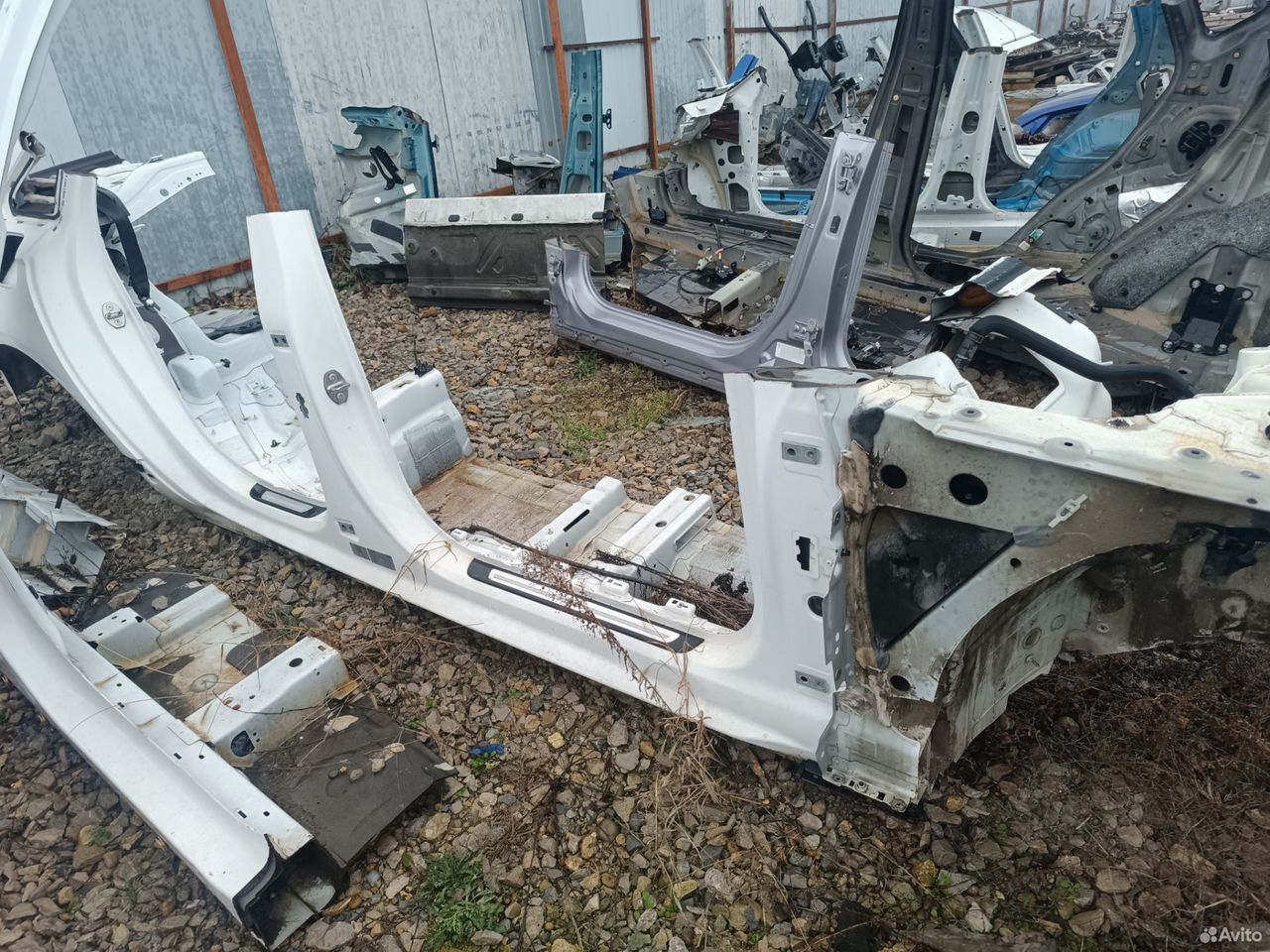 Порог правый стойка двери Audi A6 C7 14-18г