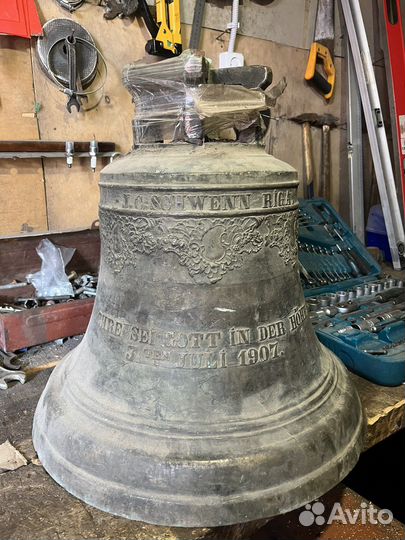 Старинный колокол 1907 г