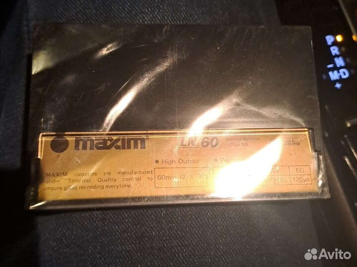 Аудиокассеты maxim c 60