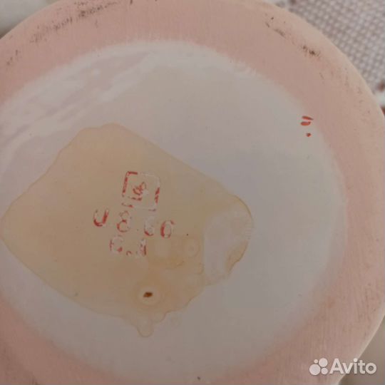 Чайник-квасник коллекционный с чашками СССР