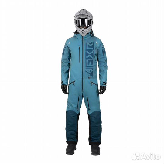 Комбинезон FXR Helium с утеплителем Steel/Dark Ste