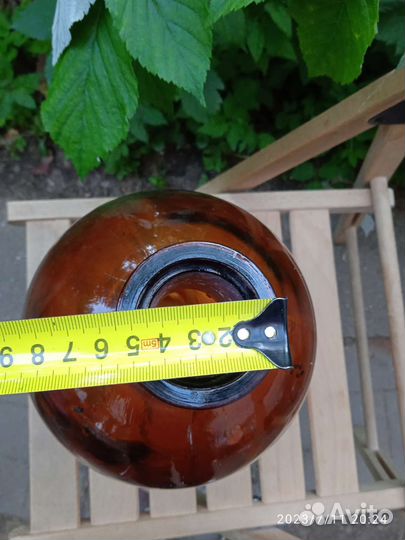 Бутыль лабораторная коричневое стекло СССР