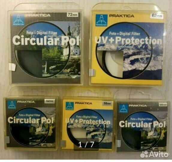 Светоф-ры Hoya, Cavei, Praktica, Marumi от 25-74