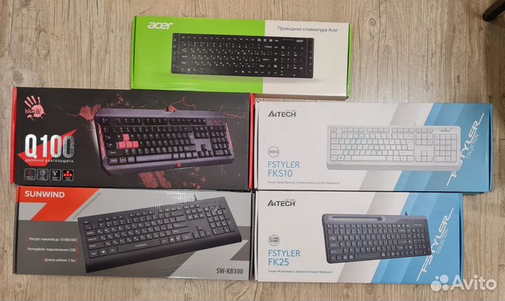 Новые клавиатуры A4tech, Acer, Sunwind