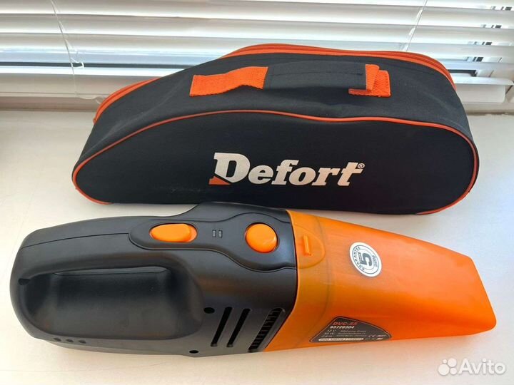 Портативный автомобильный пылесос Defort DVC-55