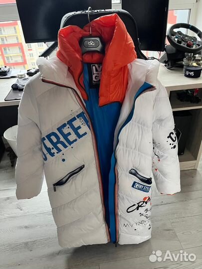 Пуховик зимний Guliver для девочек ростом 152