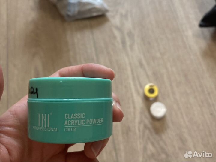 Акриловая пудра, втирки