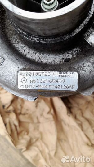 Турбина mercedes 220
