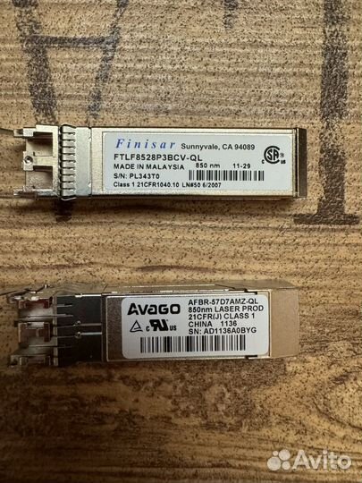 SFP модули и оптические кабели IBM