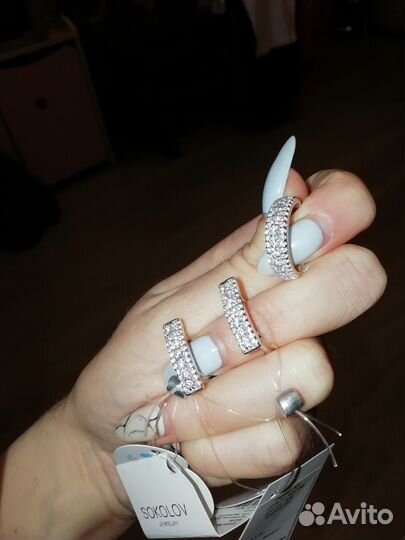 Серьги и кольцо