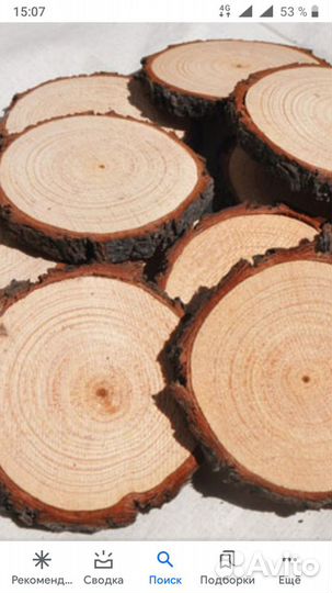 Продам спилы деревьев