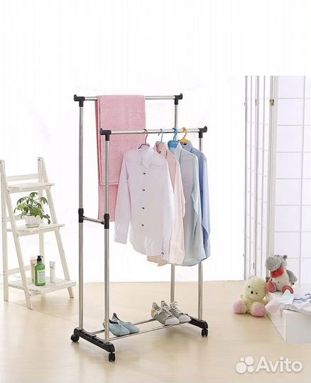 Вешалка напольная двойная