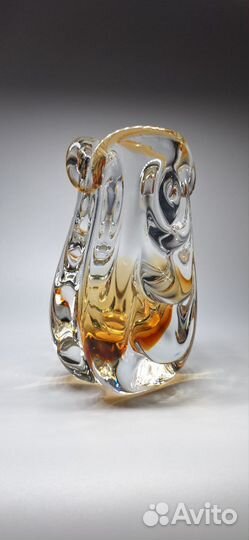 Редкая винтажная ваза для цветов Чехословакия