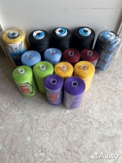 Нитки швейные бабины