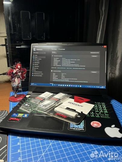 Игровой ноутбук MSI i7-11800H/RTX3050Ti/32GB