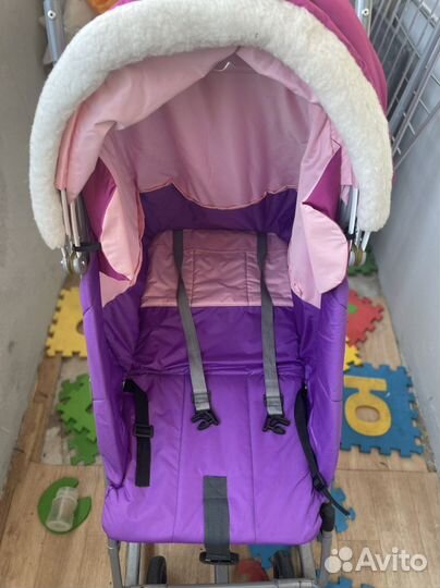 Санки-коляска с колесами