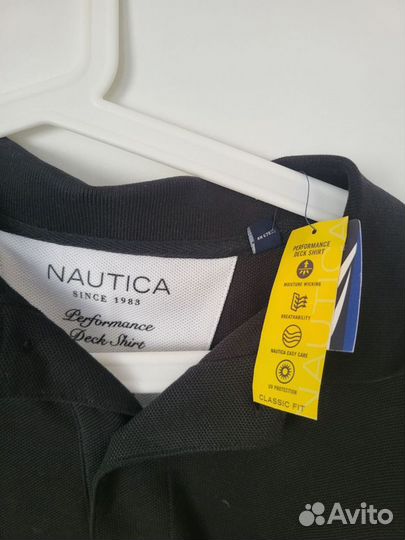 Новое чёрное поло Nautica XL K21050 с биркой