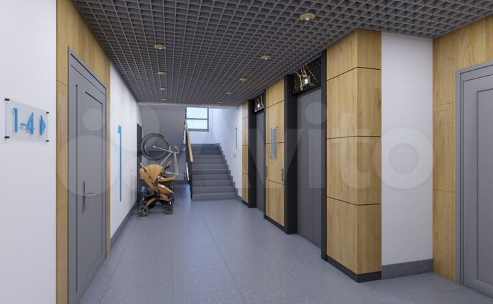 2-к. квартира, 53,9 м², 7/9 эт.