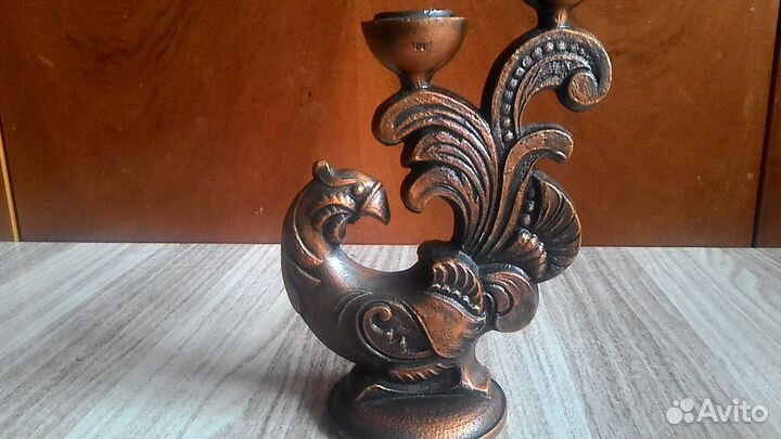 Подсвечник настольный на 2 свечи времен СССР