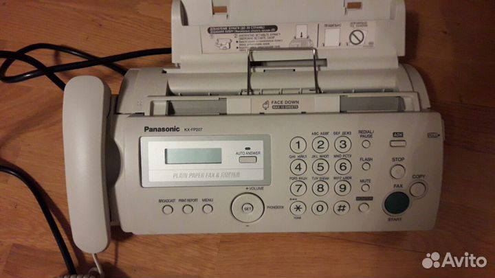 Факс-телефон Panasonic KX-FP207