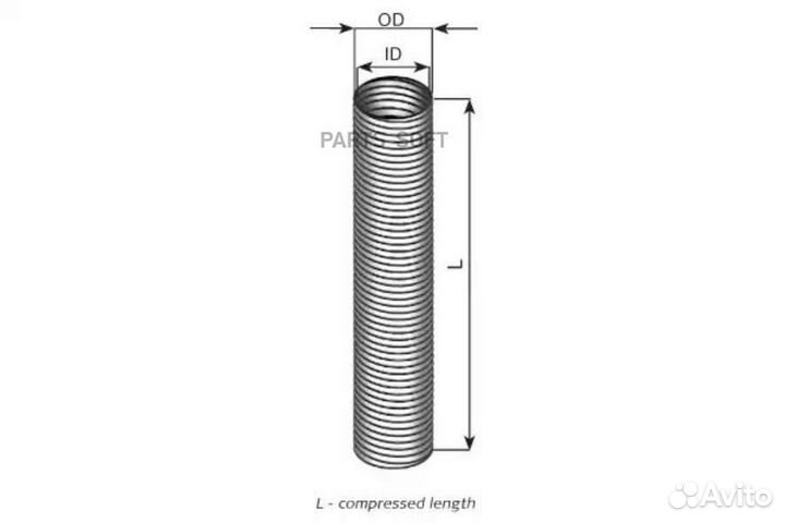 Dinex 94125 DIN94125 гофра глушителя (цинк) E-line