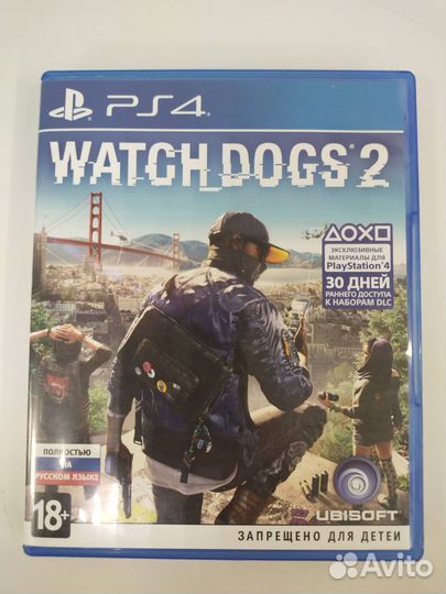 Диск для PS4 Watch Dogs 2