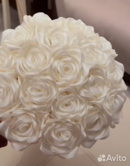 Букет из атласных лент