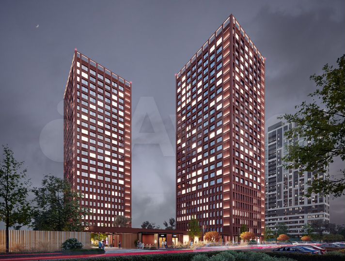 2-к. квартира, 48,6 м², 20/25 эт.