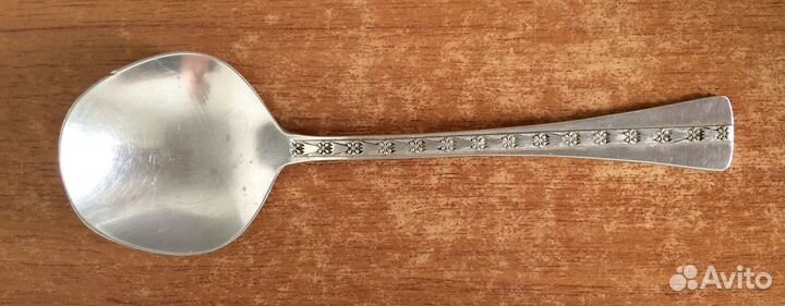 Серебряная малая салатная ложка 